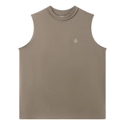 OPEN DIALOGUE BASIC VEST-BROWN