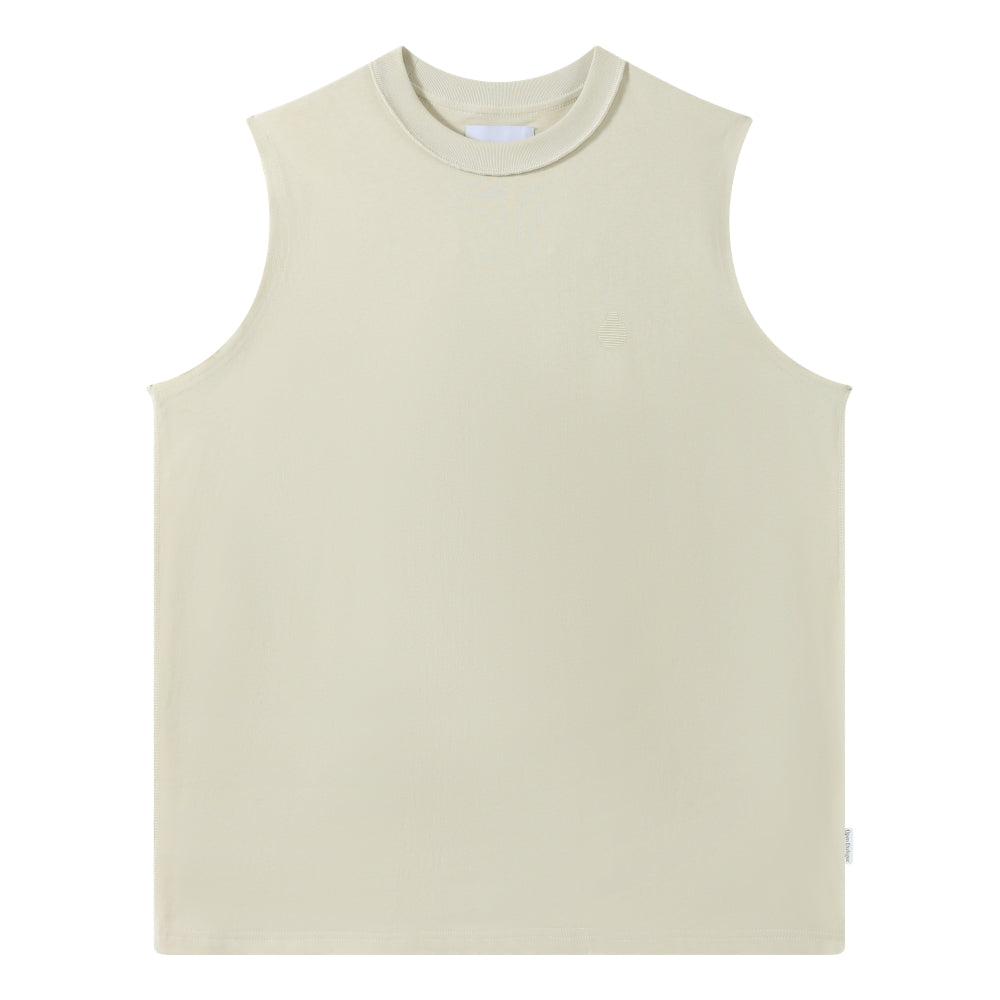 OPEN DIALOGUE BASIC VEST-CREAM