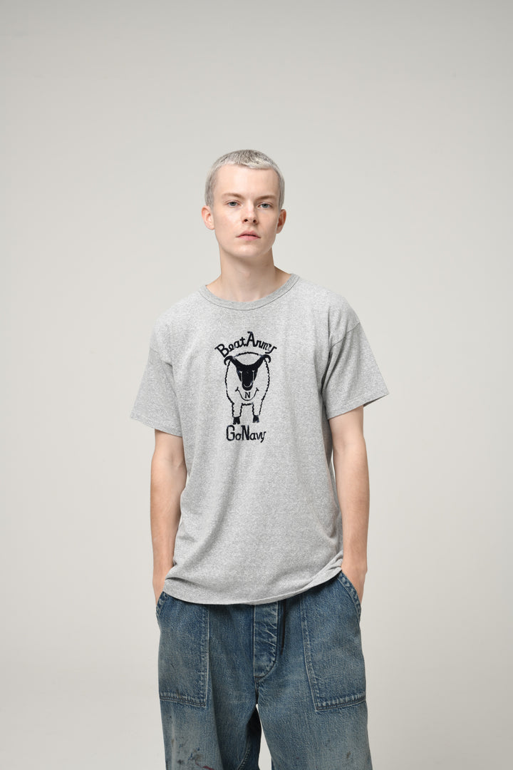 BOWWOW BEAT ARMY TEE-GREY