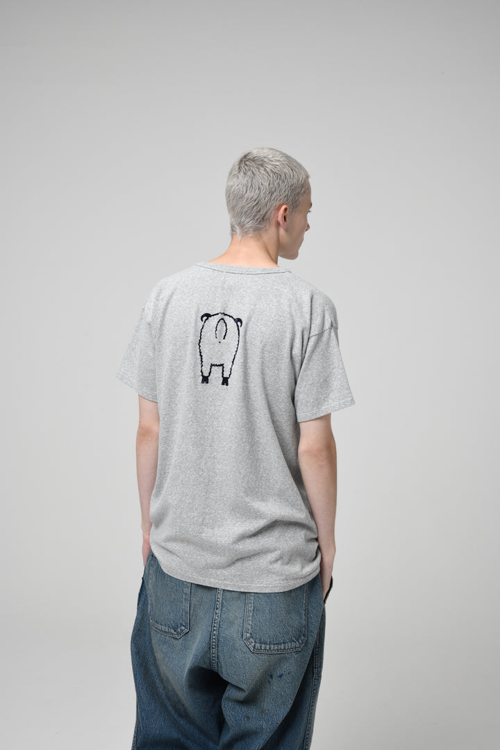 BOWWOW BEAT ARMY TEE-GREY