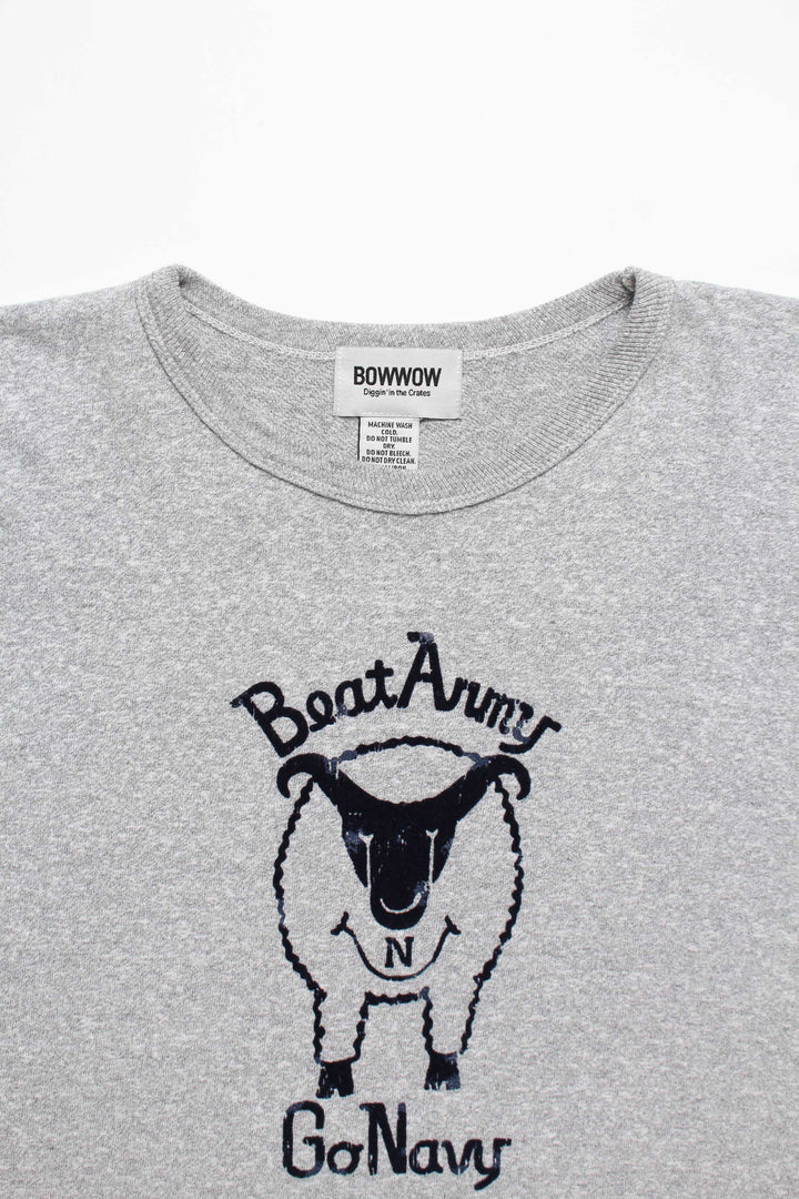 BOWWOW BEAT ARMY TEE-GREY