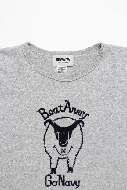 BOWWOW BEAT ARMY TEE-GREY
