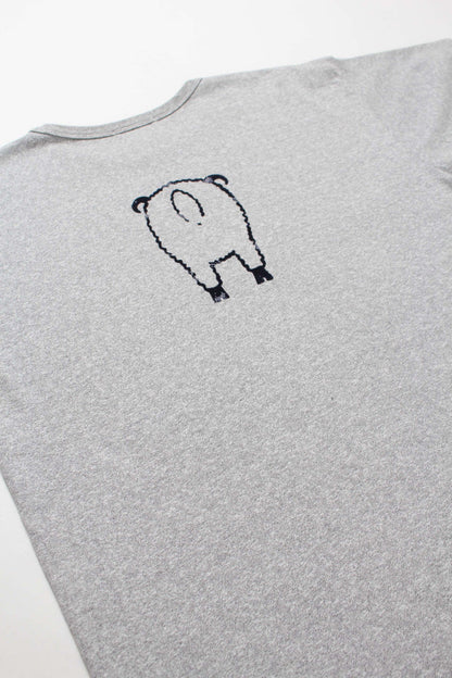 BOWWOW BEAT ARMY TEE-GREY