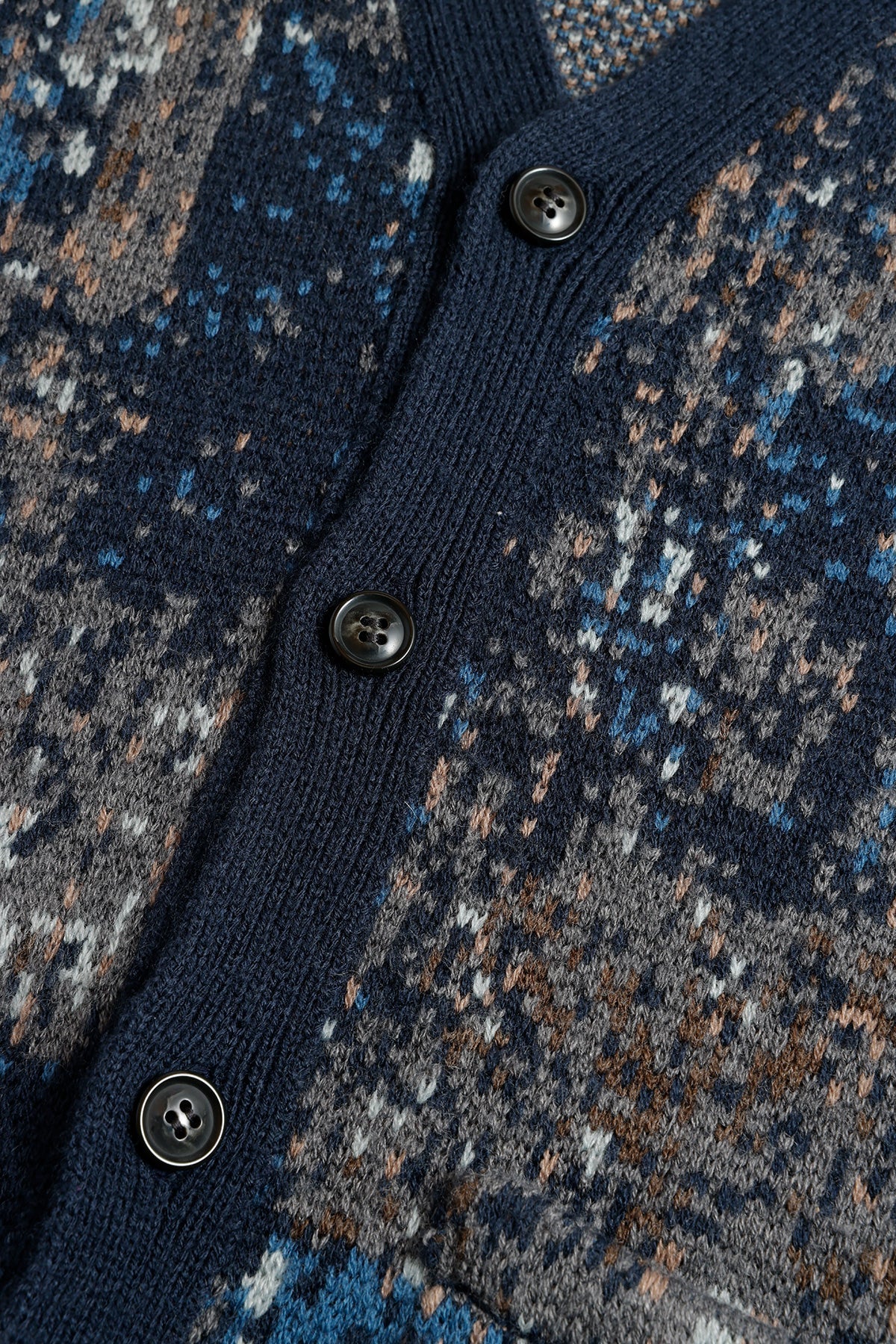 FUNDAMENTAL BORO CARDIGAN-NAVY