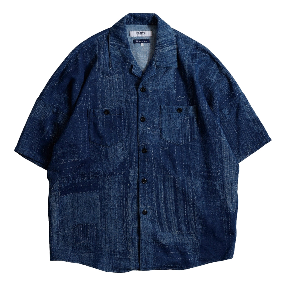 FUNDAMENTAL BORO S/S SHIRT 3YR WASH-INDIGO