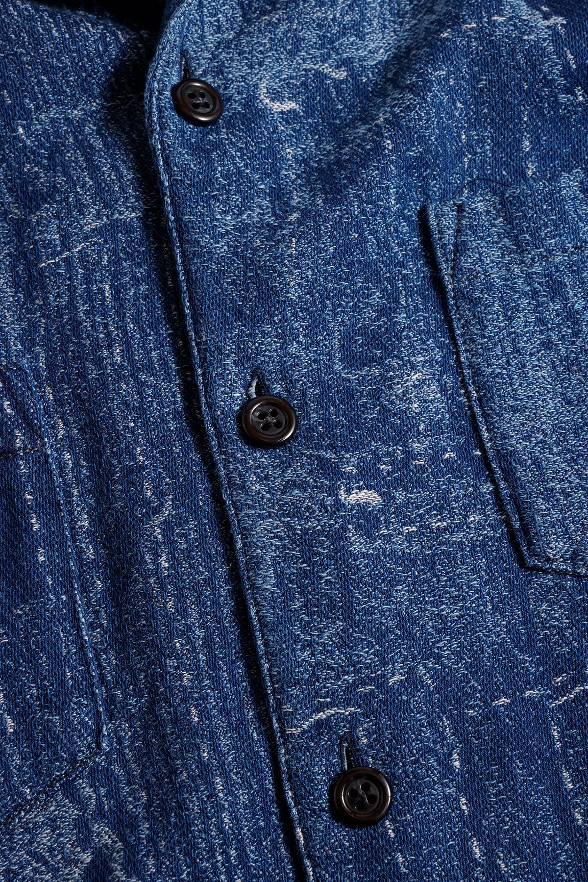 FUNDAMENTAL BORO S/S SHIRT 3YR WASH-INDIGO