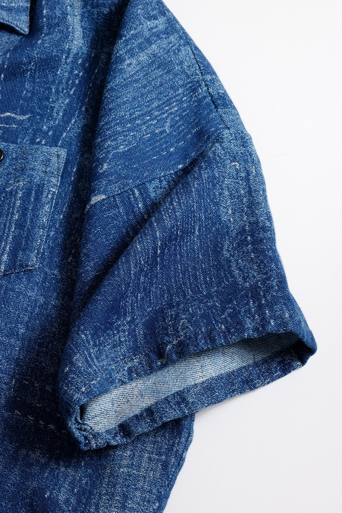 FUNDAMENTAL BORO S/S SHIRT 3YR WASH-INDIGO