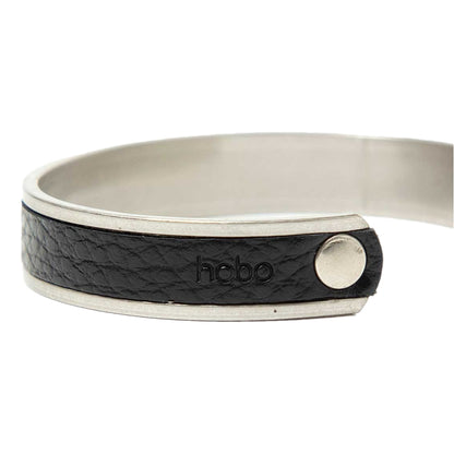 BRASS BRACELET REGULAR WITH SHRINK LEATHER