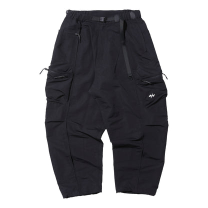 NINE POINT NINE ESCAPE BREATHE 3D POCKET PANTS-BLACK