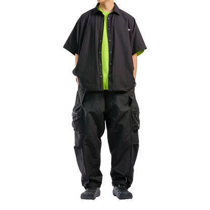 NINE POINT NINE ESCAPE BREATHE 3D POCKET PANTS-CHARCOAL