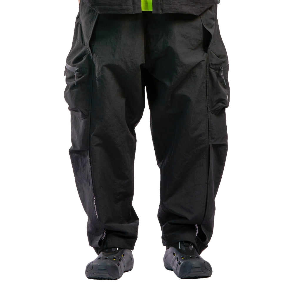 NINE POINT NINE ESCAPE BREATHE 3D POCKET PANTS-CHARCOAL