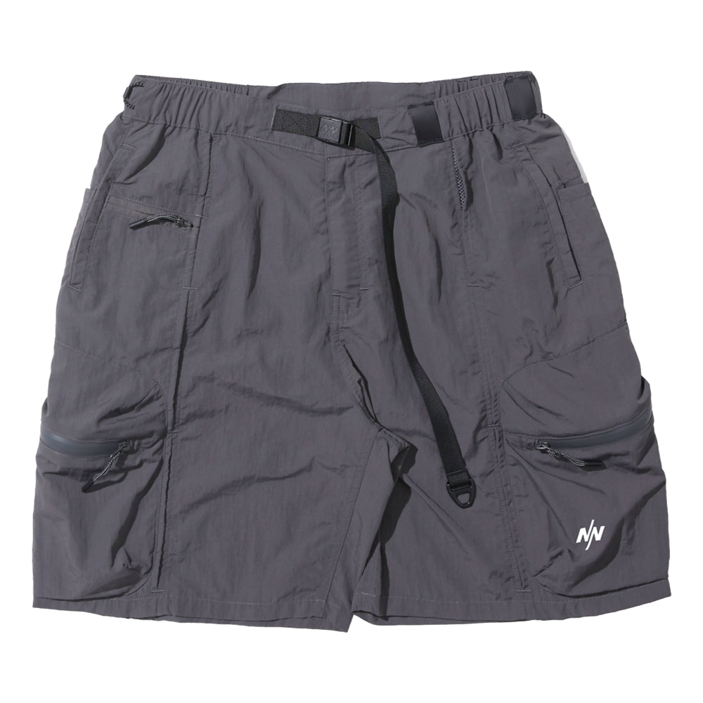 NINE POINT NINE ESCAPE BREATHE 3D POCKET SHORTS-CHARCOAL
