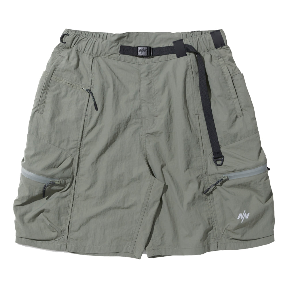 NINE POINT NINE ESCAPE BREATHE 3D POCKET SHORTS-OLIVE