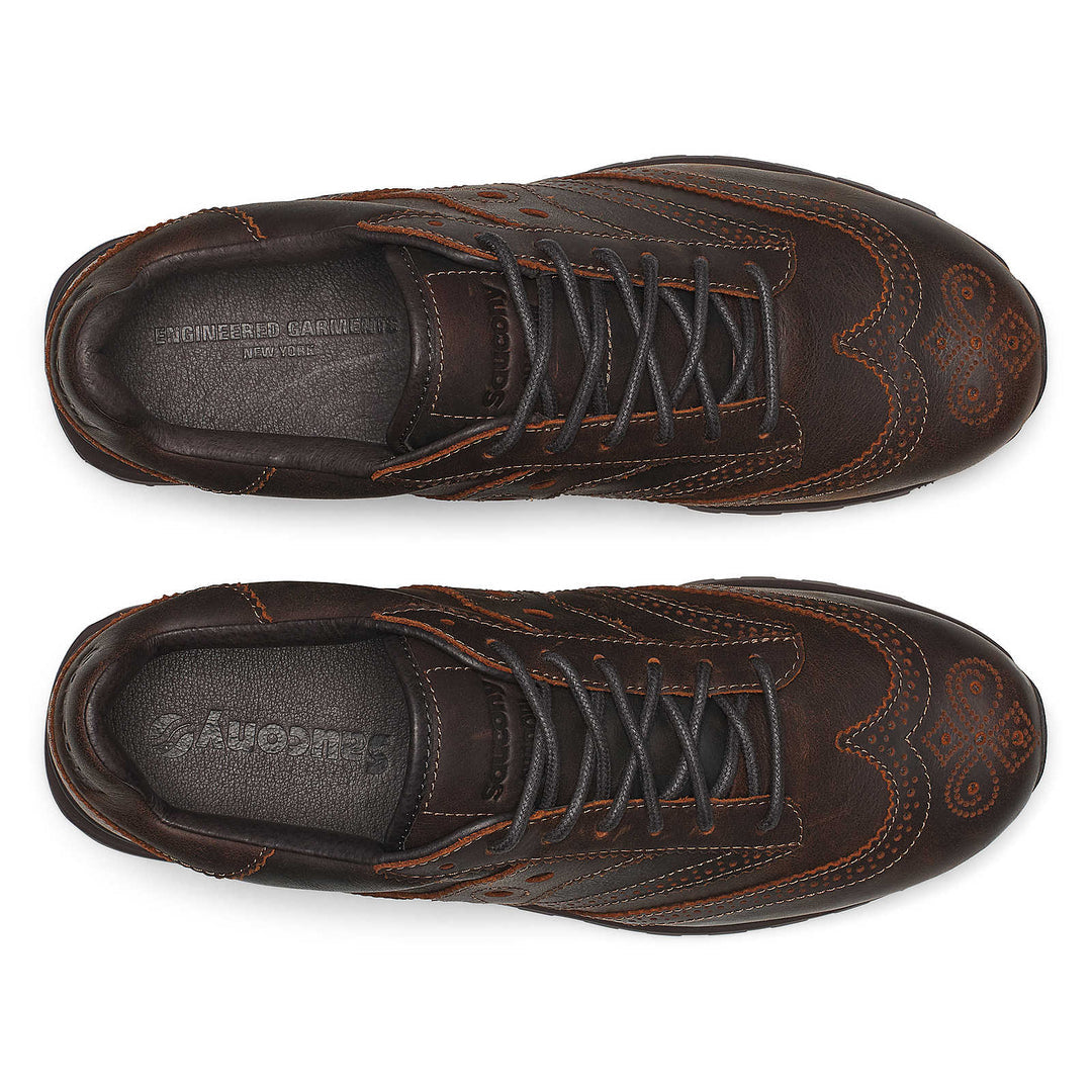 SAUCONY X ENGINEERED GARMENTS SHADOW ORIGINAL WINGTIP-BROWN