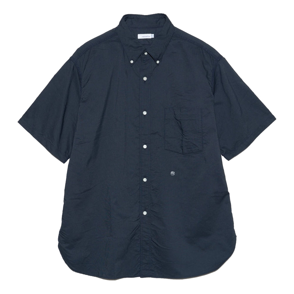 Nanamica BUTTON DOWN WIND S/S SHIRT-NAVY