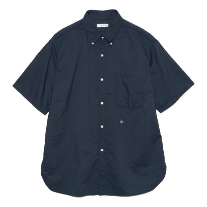 Nanamica BUTTON DOWN WIND S/S SHIRT-NAVY