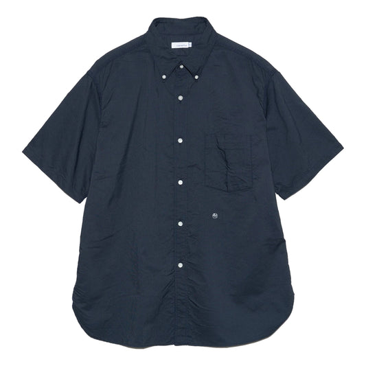 Nanamica BUTTON DOWN WIND S/S SHIRT-NAVY