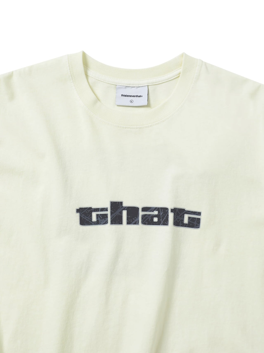 THIS IS NEVER THAT BIG INITIAL TEE-IVORY