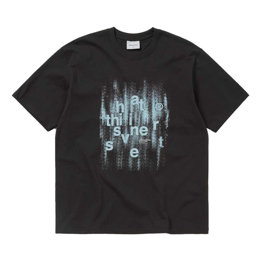 THIS IS NEVER THAT BRUSHED PAINT TEE-BLACK