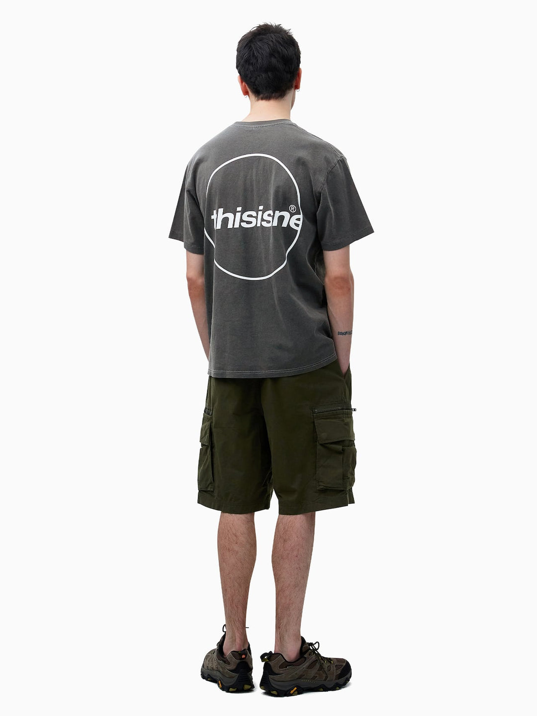 THIS IS NEVER THAT C-LOGO TEE-CHARCOAL