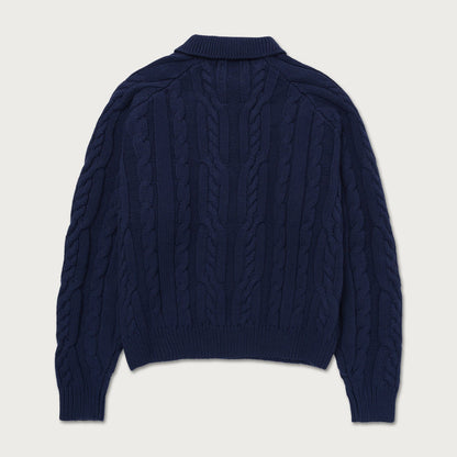 HONOR THE GIFT CABLE ZIP LEISURE HENLEY-NAVY