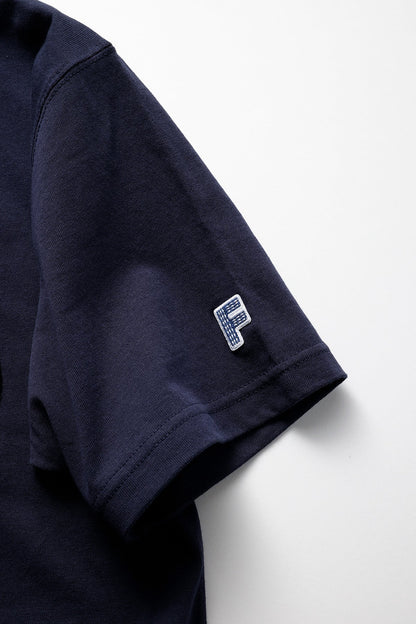 FUNDAMENTAL CIRCLE PATCH TEE-NAVY