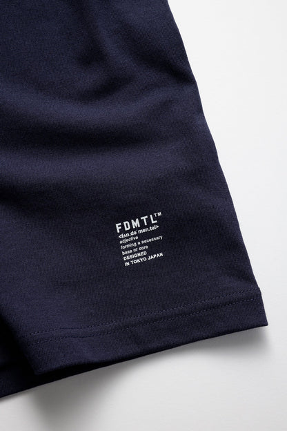 FUNDAMENTAL CIRCLE PATCH TEE-NAVY