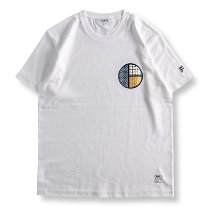 FUNDAMENTAL CIRCLE PATCH TEE-WHITE