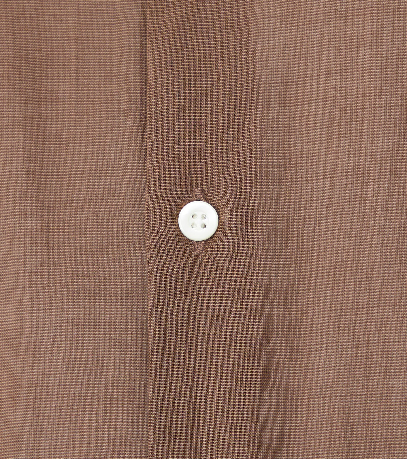 Nanamica CLASSIC FIT SHIRT-BROWN
