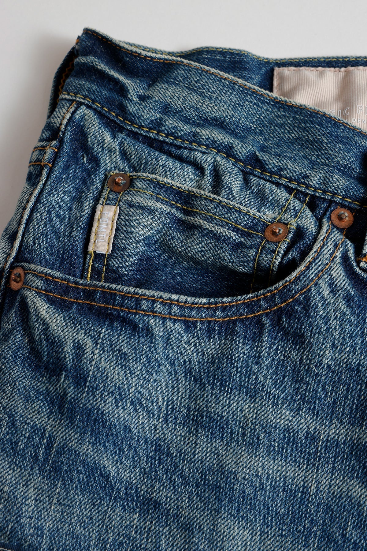 FUNDAMENTAL CLASSIC STRAIGHT DENIM CS119-INDIGO