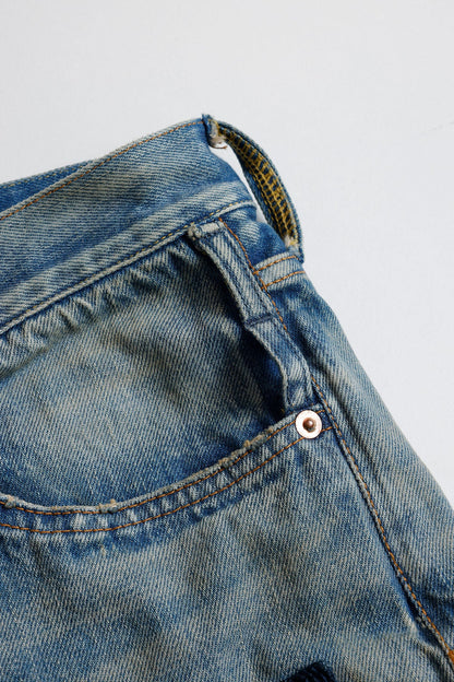 FUNDAMENTAL CLASSIC STRAIGHT DENIM CS121-INDIGO