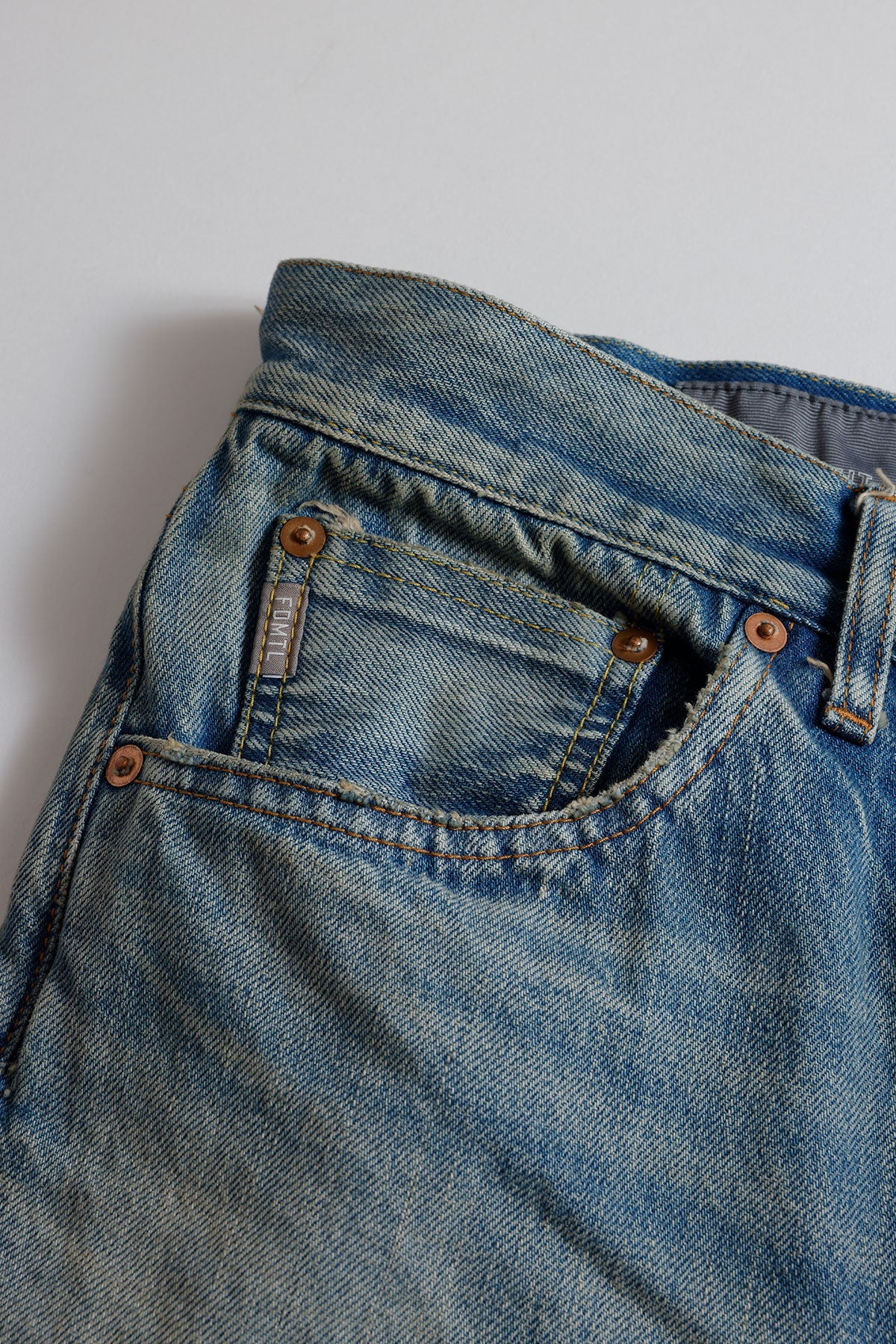 FUNDAMENTAL CLASSIC STRAIGHT DENIM CS121-INDIGO