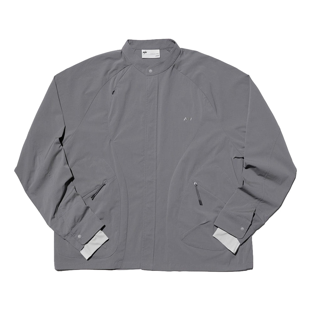 NINE POINT NINE COIL TECHICAL L/S SHIRT-TECHNICAL GRAY