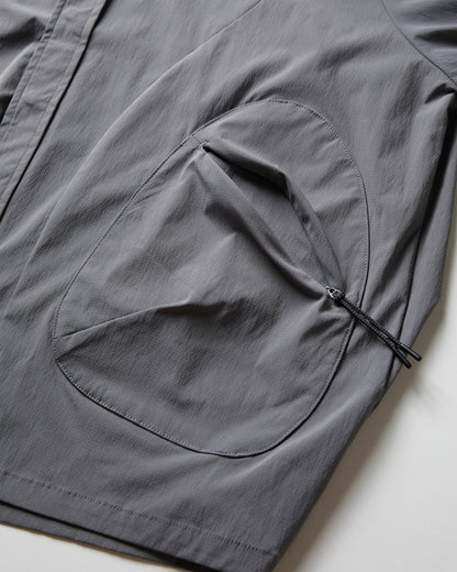 NINE POINT NINE COIL TECHICAL L/S SHIRT-TECHNICAL GRAY