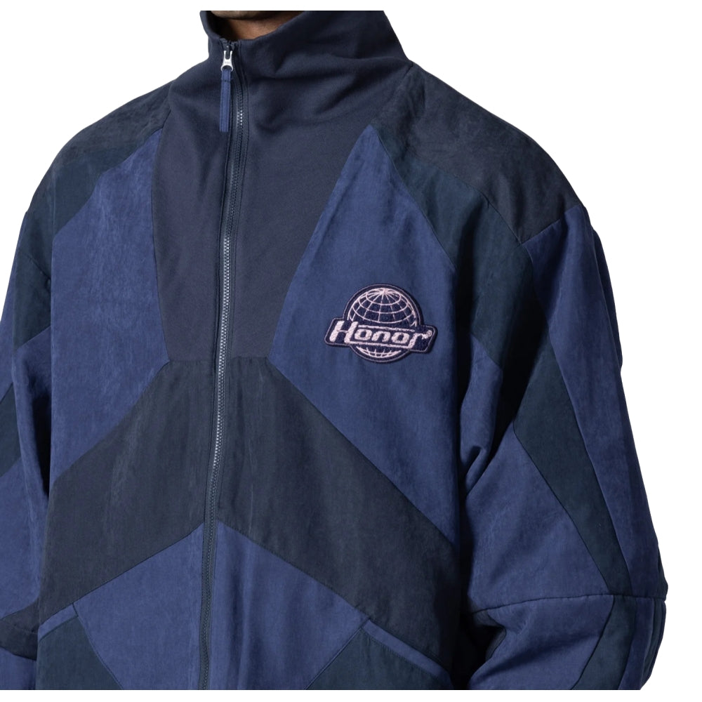 HONOR THE GIFT COLOUR BLOCK FULL ZIP-NAVY