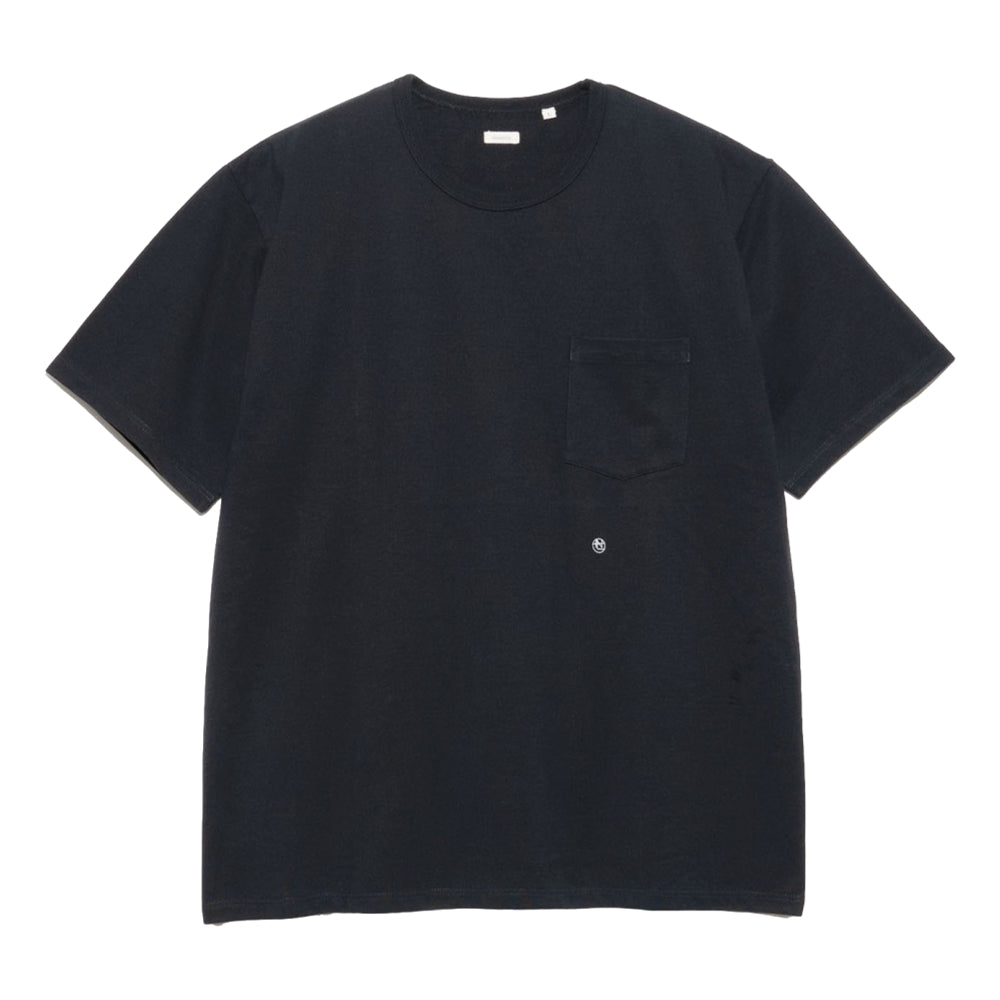 Nanamica COOLMAX JERSEY POCKET TEE-BLACK
