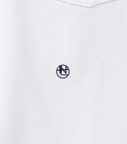 Nanamica COOLMAX JERSEY POCKET TEE-WHITE