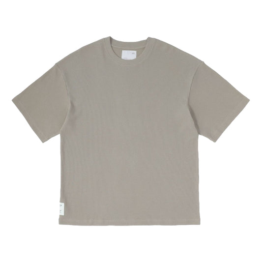 MADNESS COTTON POLY WAFFLE KNITTED TEE (FABRIC BY JAPAN)-SAND