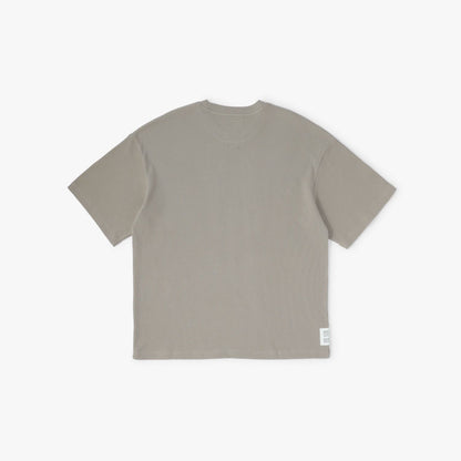 MADNESS COTTON POLY WAFFLE KNITTED TEE (FABRIC BY JAPAN)-SAND