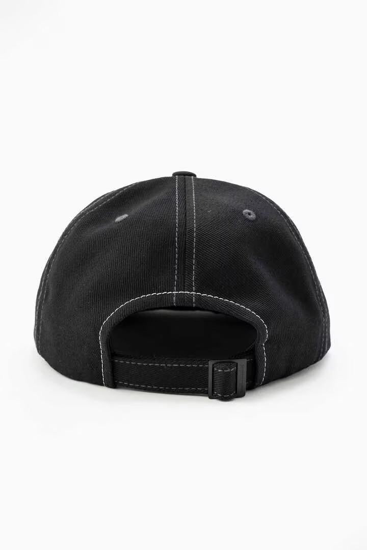 AND WANDER COTTON TWILL CAP-BLACK