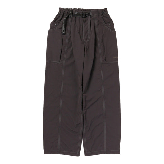 AND WANDER CRINKLED NYLON PANTS-CHARCOAL