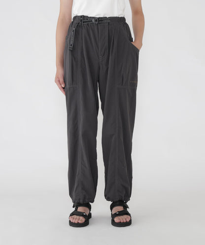 AND WANDER CRINKLED NYLON PANTS-CHARCOAL