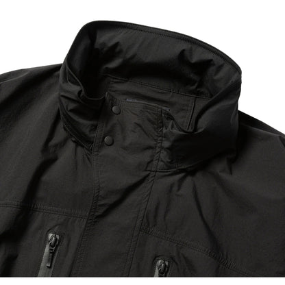 MEANSWHILE CRISP NYLON WIND JACKET-BLACK