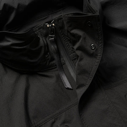 MEANSWHILE CRISP NYLON WIND JACKET-BLACK