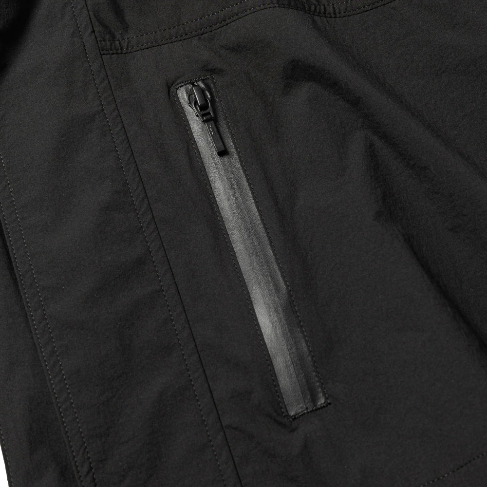 MEANSWHILE CRISP NYLON WIND JACKET-BLACK