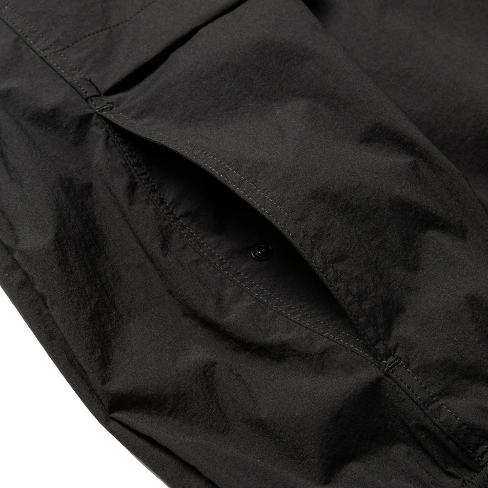 MEANSWHILE CRISP NYLON WIND JACKET-BLACK