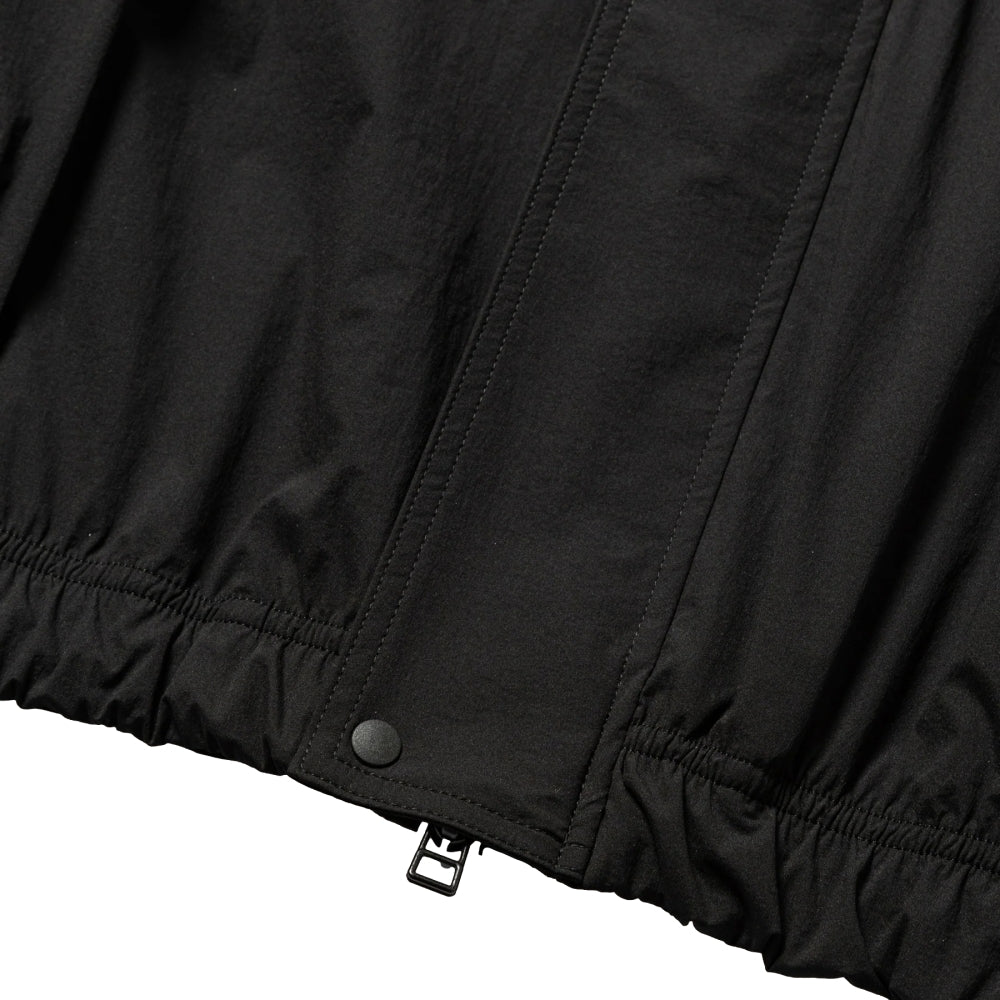 MEANSWHILE CRISP NYLON WIND JACKET-BLACK