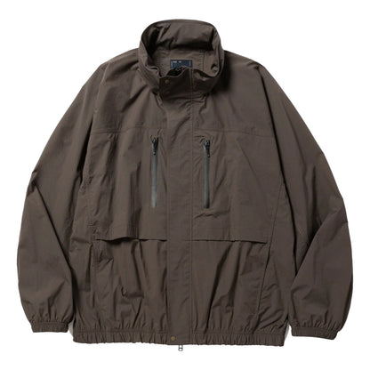 MEANSWHILE CRISP NYLON WIND JACKET-CHARCOAL