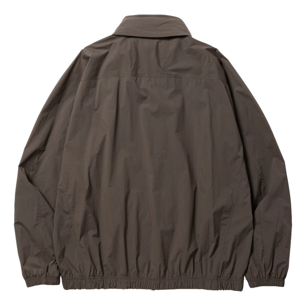 MEANSWHILE CRISP NYLON WIND JACKET-CHARCOAL
