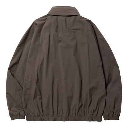 MEANSWHILE CRISP NYLON WIND JACKET-CHARCOAL